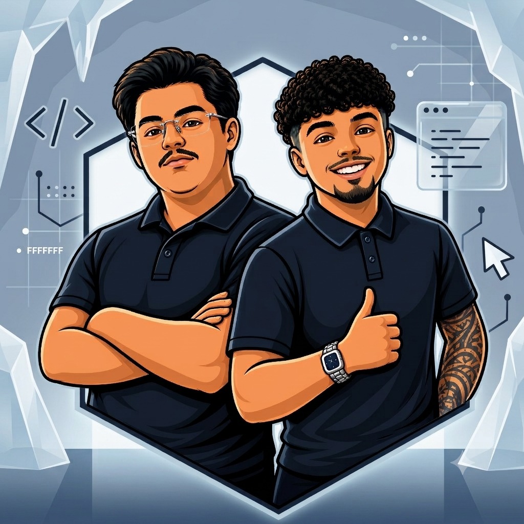 Foto dos sócios Pianesso e Eduardo